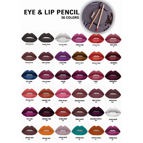 Tv Parlour Lip Pencil Matte Nude Colors Classic Lip Liners Pencils Highly Pigmented Lip Makeup