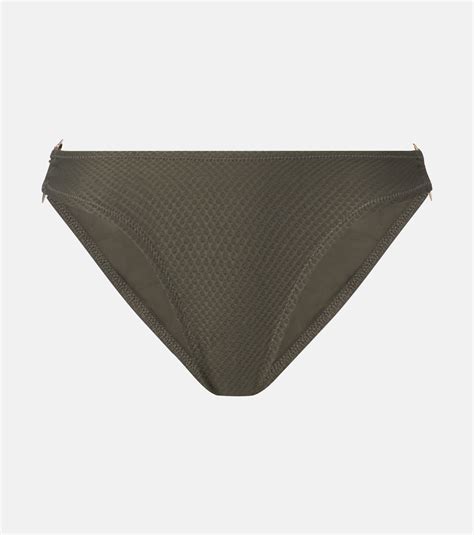 Low Rise Bikini Bottoms In Green Heidi Klein Mytheresa