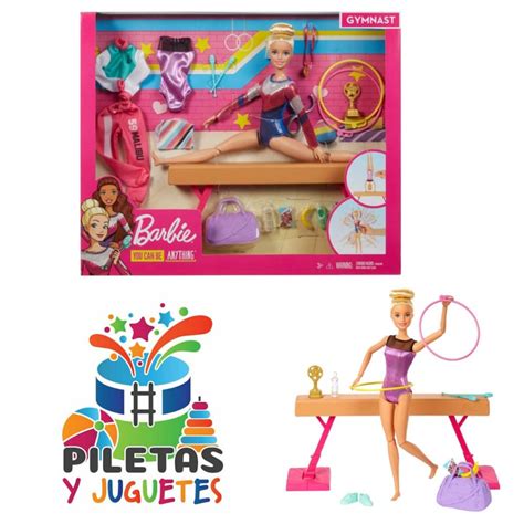 Barbie Gimnasta Piletas Juguetes