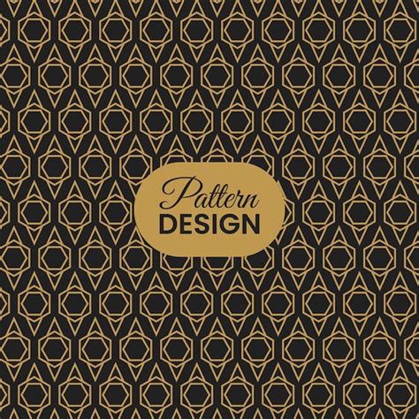 Premium Vector Vector Abstract Geometric Pattern Design