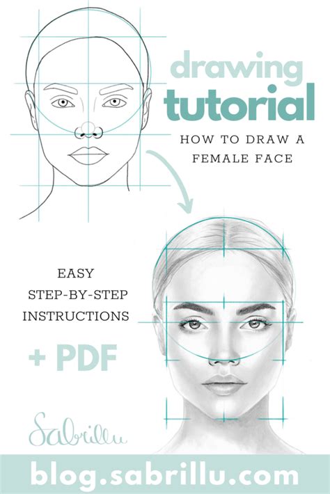 Woman Face Drawing Easy