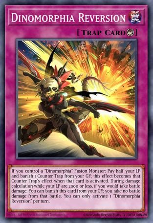 Dinomorphia Reversion Yu Gi Oh Card Database Ygoprodeck