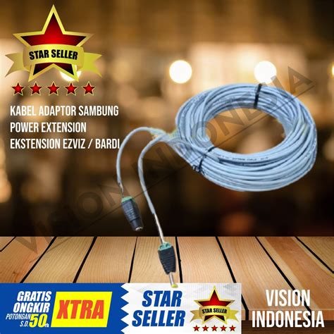 Jual Kabel Adaptor Sambung Power Extension Ekstension M Ezviz