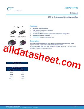 Stps H Datasheet Pdf Stmicroelectronics