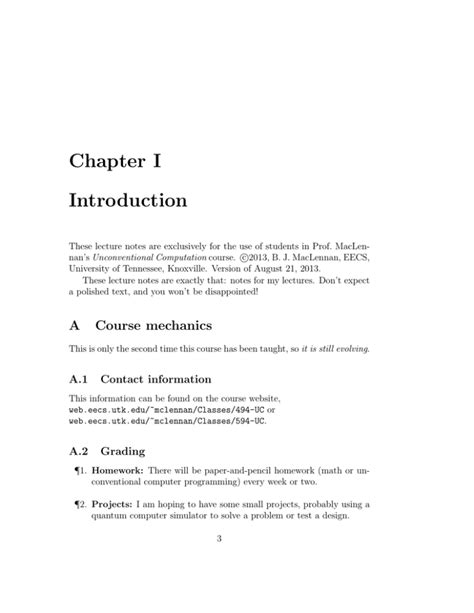 Chapter I Introduction