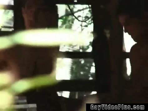 Muscled Outdoor Gay Orgy