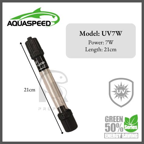 Aquaspeed X2 Aquarium UV Light 7W Lazada