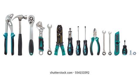 Set Tools Many Tools Isolated On Stock Photo 554153392 Shutterstock