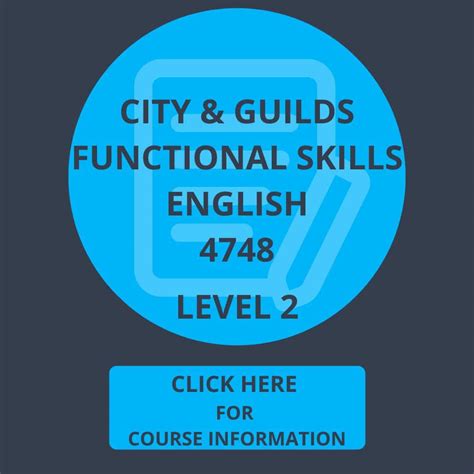 City And Guilds Functional Skills English Choice Training