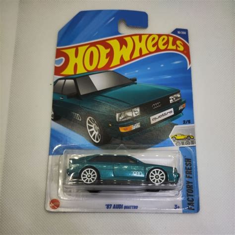 Hot Wheels Model Car Audi Quattro Jade Green Shopee Philippines