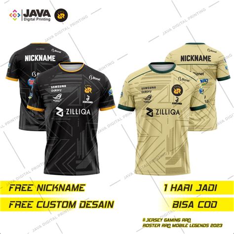 Jual Jersey Baju Kaos Rrq Terbaru Mpl Id Season Mobile Legends