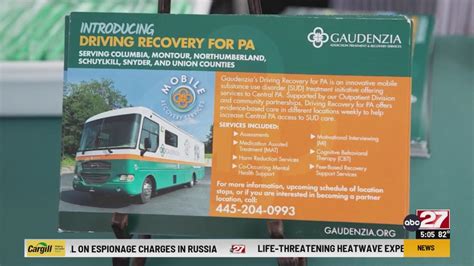Gaudenzia Unveils First Mobile Narcotic Treatment Program