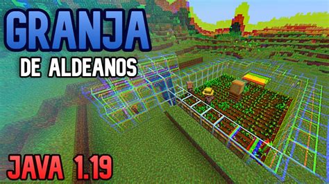 Granja De Aldeanos Minecraft BEDROCK Y JAVA 1 19 YouTube