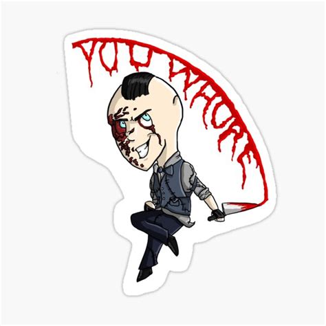 Outlast Eddie Gluskin Sticker Sticker For Sale By Creativesecrets