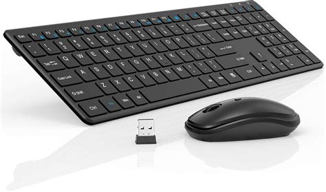 Teclado inalámbrico y mouse Combo silencioso RATEL 2 4GHz ultra