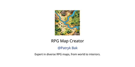 RPG Map Creator GPTs Features And Functions Examples And Prompts GPT