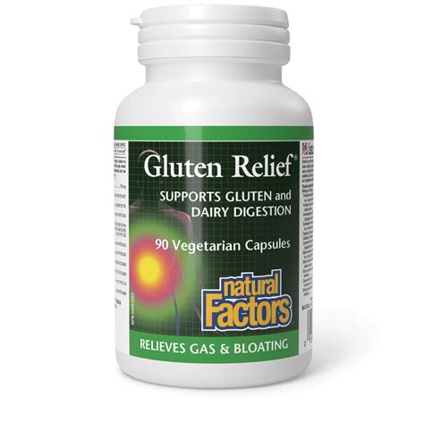 Natural Factors Gluten Relief 90 Veg Capsules