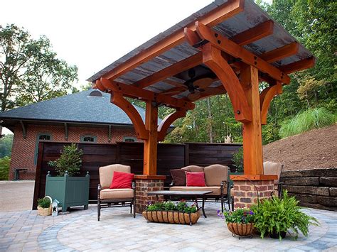 Metal Roof With Wood Pergola Designs Pergola Plans Pergola