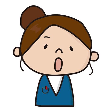 しかる かわいい手描きの無料素材「てがきっず」保育園・小学校・介護施設にぴったりのフリー素材イラスト