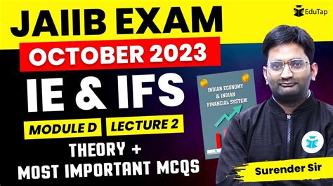 Complete IE IFS For JAIIB Exam IE IFS Free Online Lecture Classes