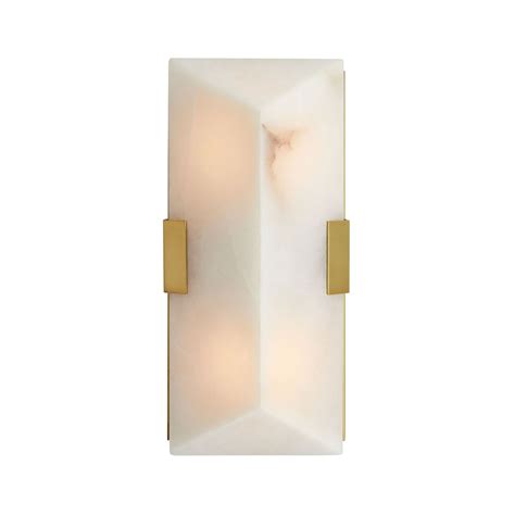 Arteriors Home Jenks Sconce Alabaster and Antique Brass – CLAYTON GRAY HOME