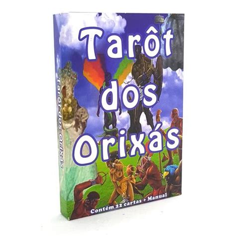 Baralho Tarô Dos Orixás 22 Cartas Grande Com Manual Magia Da Flor