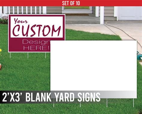 24 X 36 Corrugated Plastic Yard Sign Blanks Set Of 10 Etsy