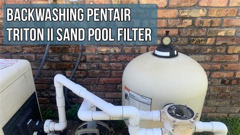 Backwashing My Pool Filter Works For All Sand Filters Youtube