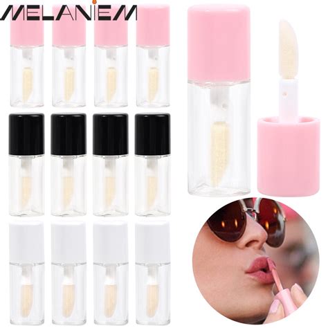 Women Girls Empty Reusable Portable Ml Lipgloss Sample Bottle Mini