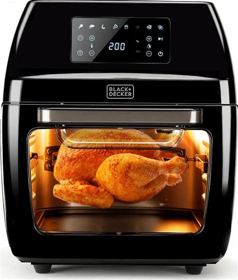 Black Decker Air Fryer Ovn W L Sort Lomax