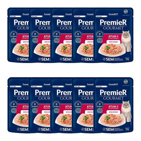 Premier Gourmet Gato Atum E Arroz Racao Umida Premier Gourmet Gato