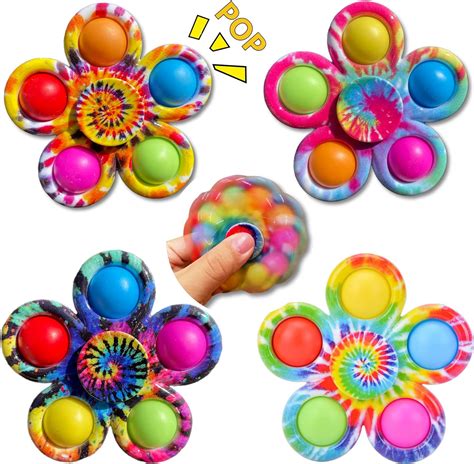 Buy Pop Fidget Spinner 4 Pack Easter Basket Stuffers Easter Party