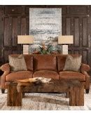 Roanoke Leather Sofa | Fine Furniture Store - Adobe Interiors