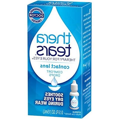 Theratears Eye Drops For Contacts Contact Lens Comfort