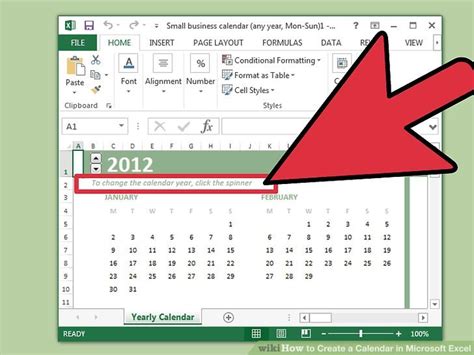 How To Create A Calendar In Microsoft Excel With Pictures