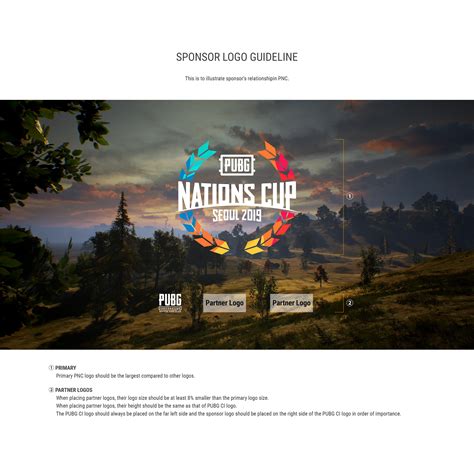 PUBG NATIONS CUP SEOUL 2019 BrandGuide Behance