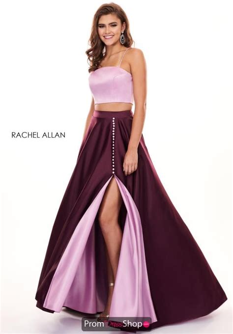 Rachel Allan Prom Dresses A Line Dress Piece Prom Dress Rachel