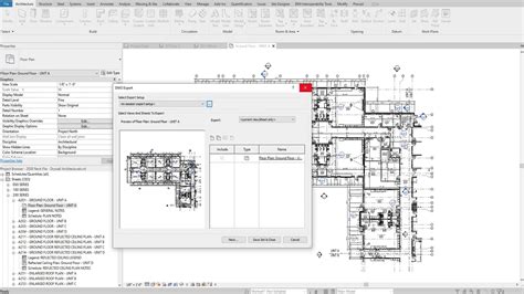 Exporting D And D Dwg Or Ifc Files From Revit Files Youtube