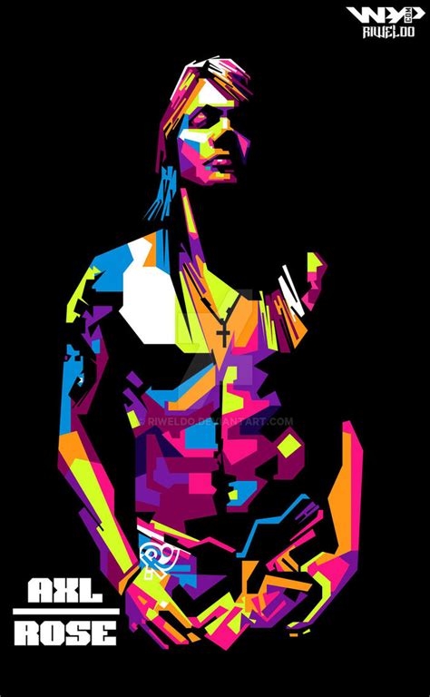 Axl Rose In Wedha S Pop Art Portrait By Riweldo On DeviantArt