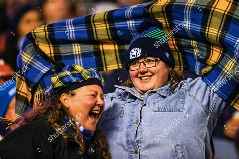 Scotland Vs Wales Scotland Fans During Editorial Stock Photo - Stock ...