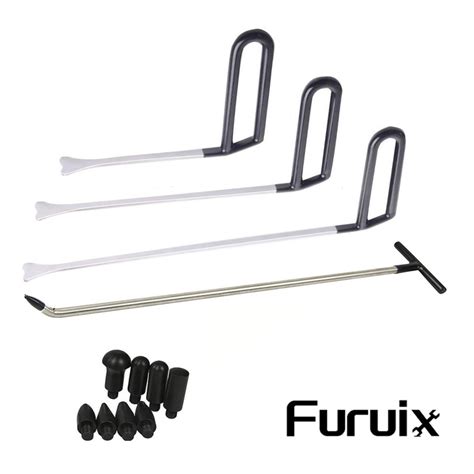 Furuix Pdr Dent Removal Rods Tools Dent Repair Kit Rod Whale Tail Tap