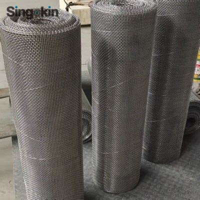 4mesh 5mm Aperture Plain Weave Stainless Steel Wire Mesh Wire Cloth And