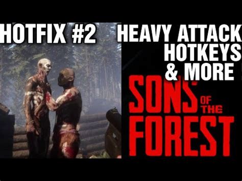 Sons Of The Forest Hotfix Just Added A Much Requested Feature