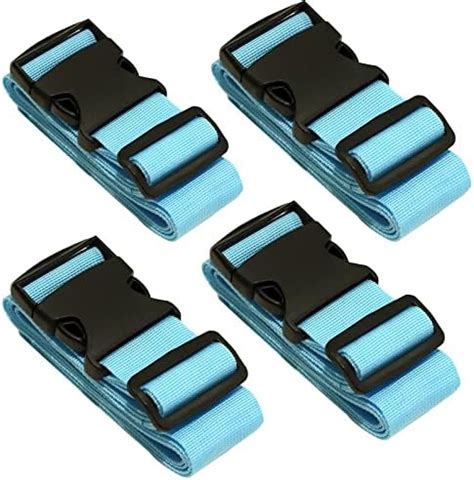 4 Stück Grün Koffergurt Kofferband Gurt Gepäckgurt Luggage Strap für