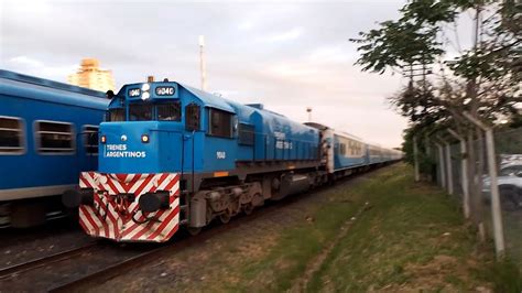 Cruzada en Muñiz del Martita con EMD GM GT22 9040 rumbo a Junin y el