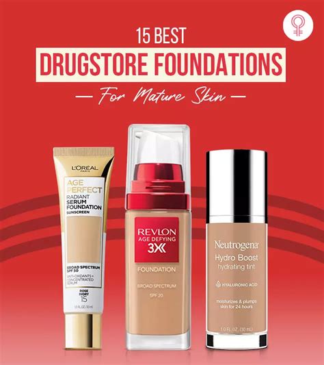 15 Best Drugstore Foundations Reviews For Mature Skin Over 50 2022