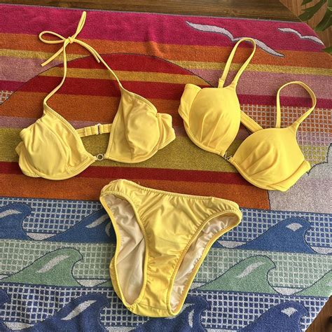 Vintage Venus Bikini Set Iconic Retro High Cut Depop