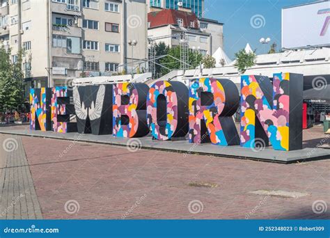 Newborn Monument In Capital Of Kosovo Monument Was Unveiled In Day