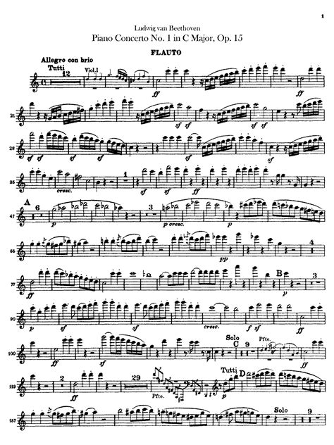 Piano Concerto No.1, Op.15 (Beethoven, Ludwig van) - IMSLP: Free Sheet ...