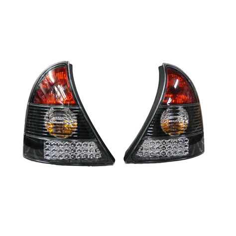 Focos Traseros Led Renault Clio Mk Fondo Negro Biocar Tuning